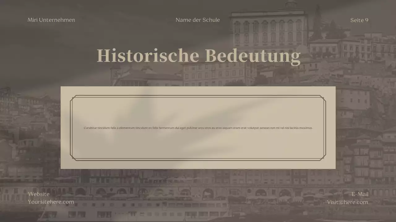 Beige Classic Fiction Vorlesung