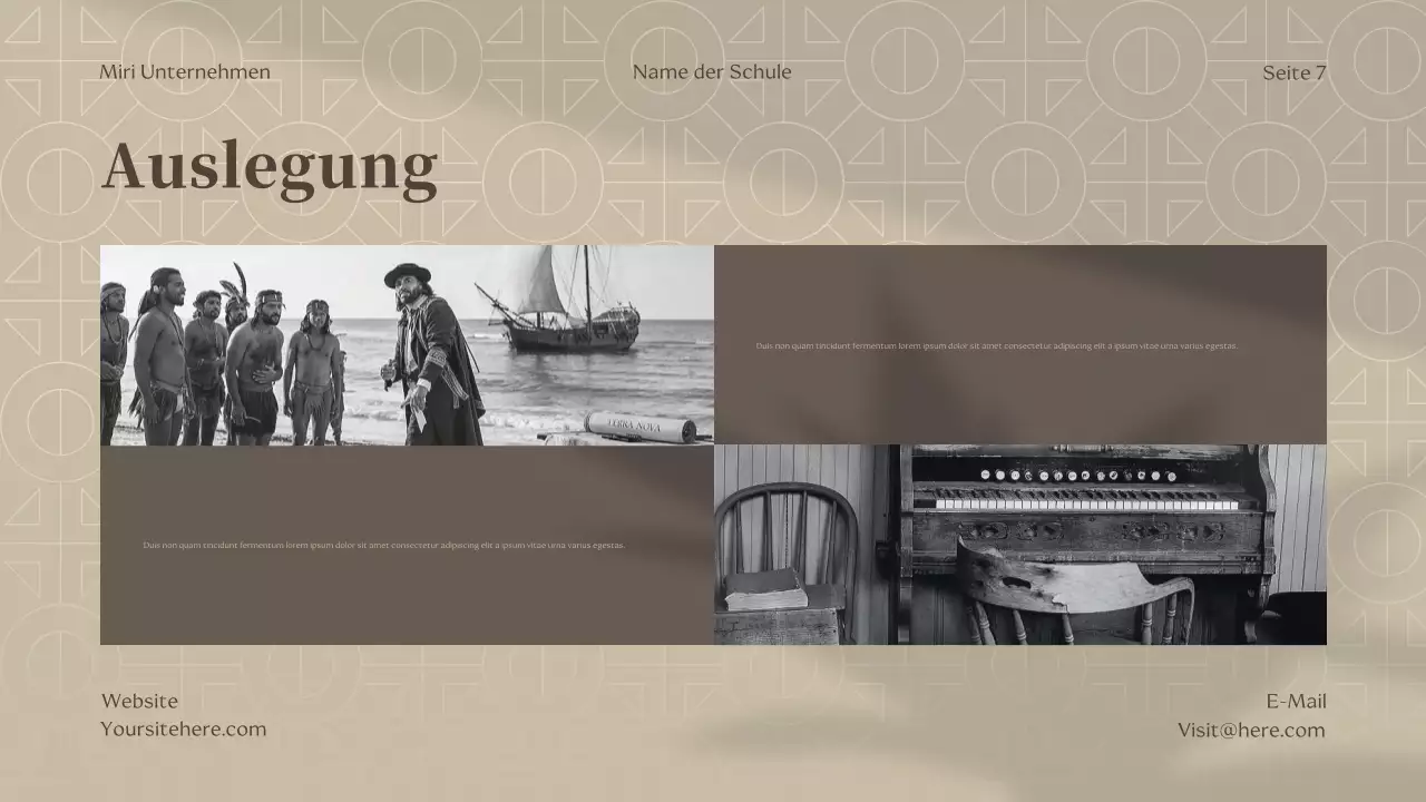 Beige Classic Fiction Vorlesung