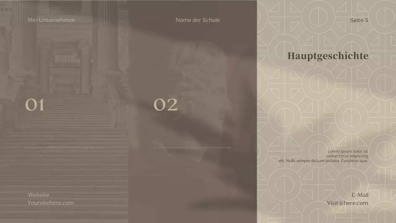 Beige Classic Fiction Vorlesung