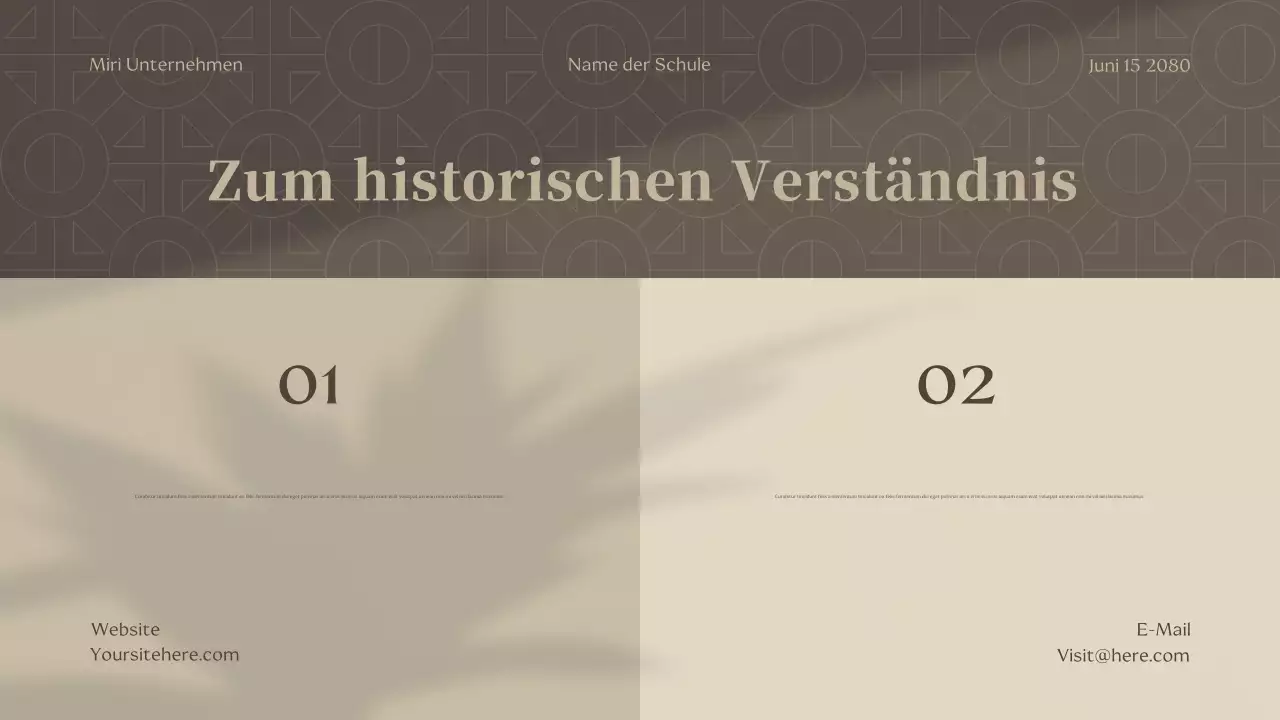 Beige Classic Fiction Vorlesung