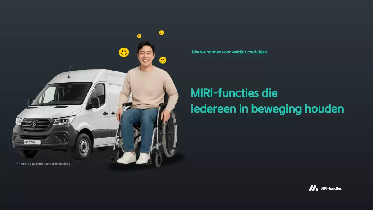 Zwarte moderne mobiliteitsadvertentie