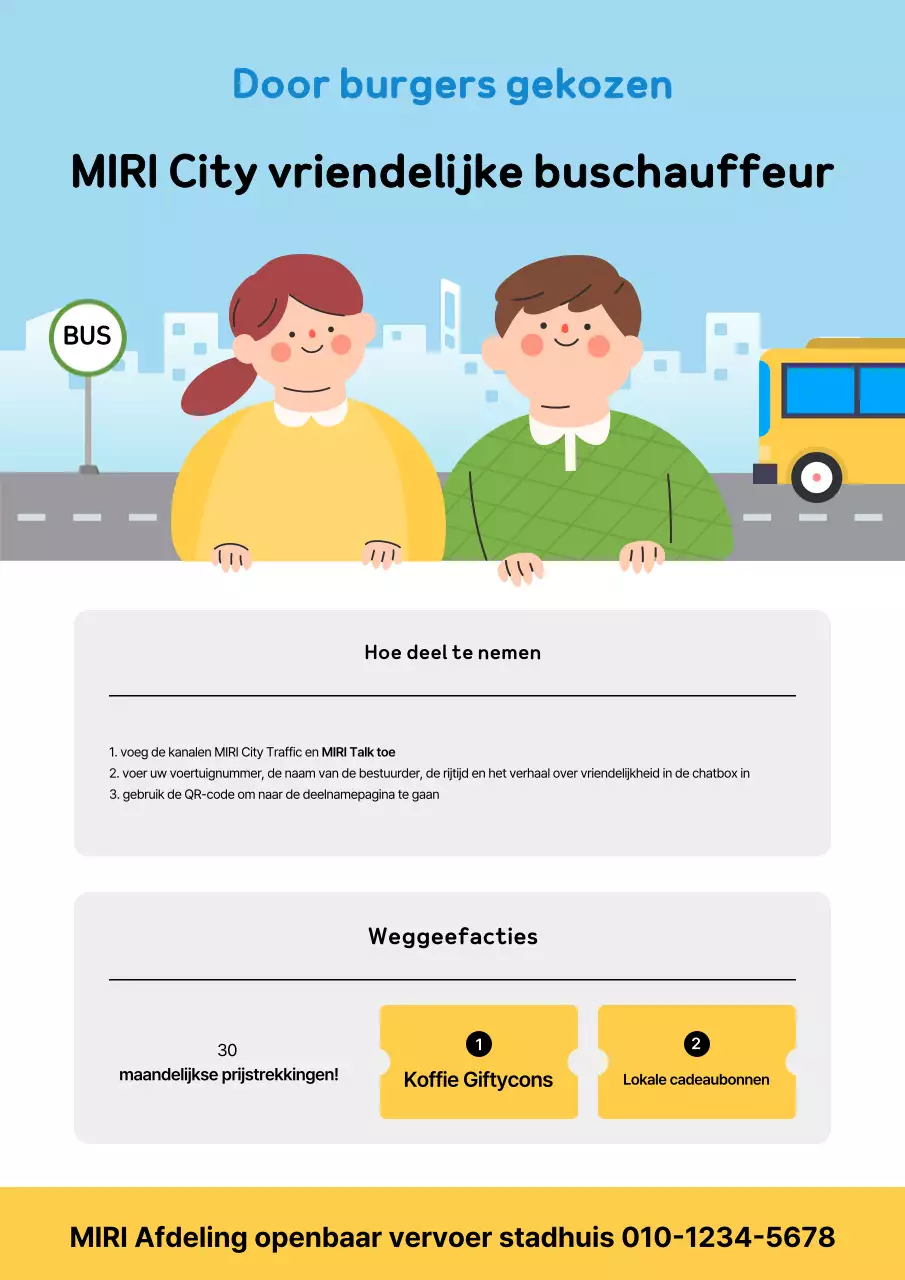 Handleiding voor de aanbevelingscampagne voor Blue Baby Friendly Buschauffeurs
