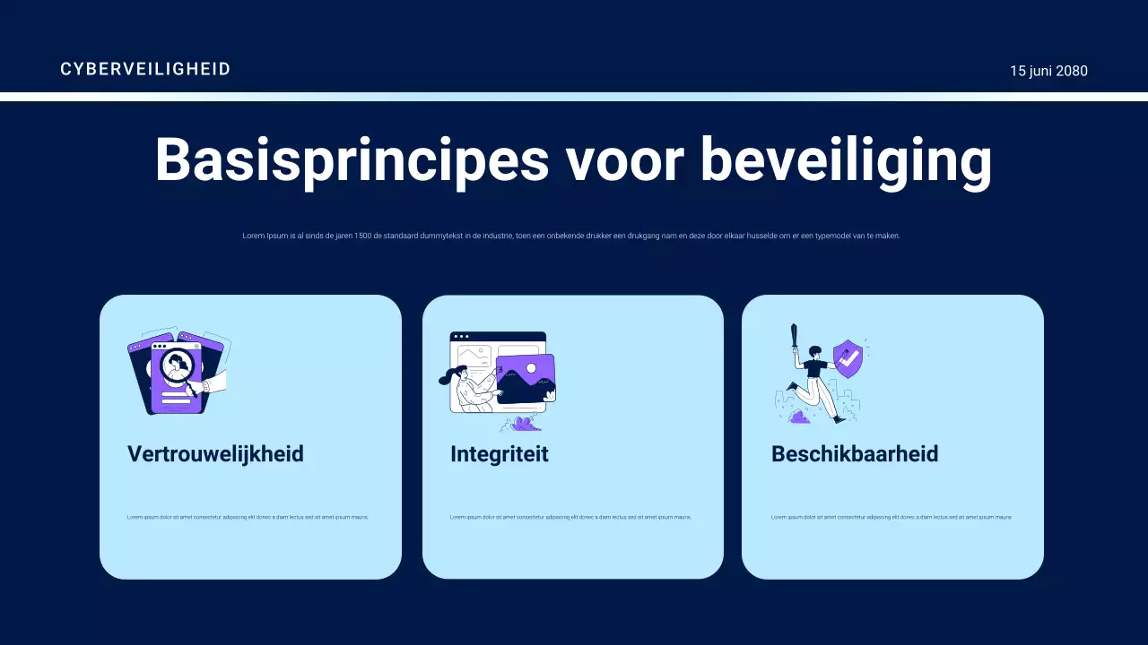 Presentatie van de Purple Futuristic Security Guide