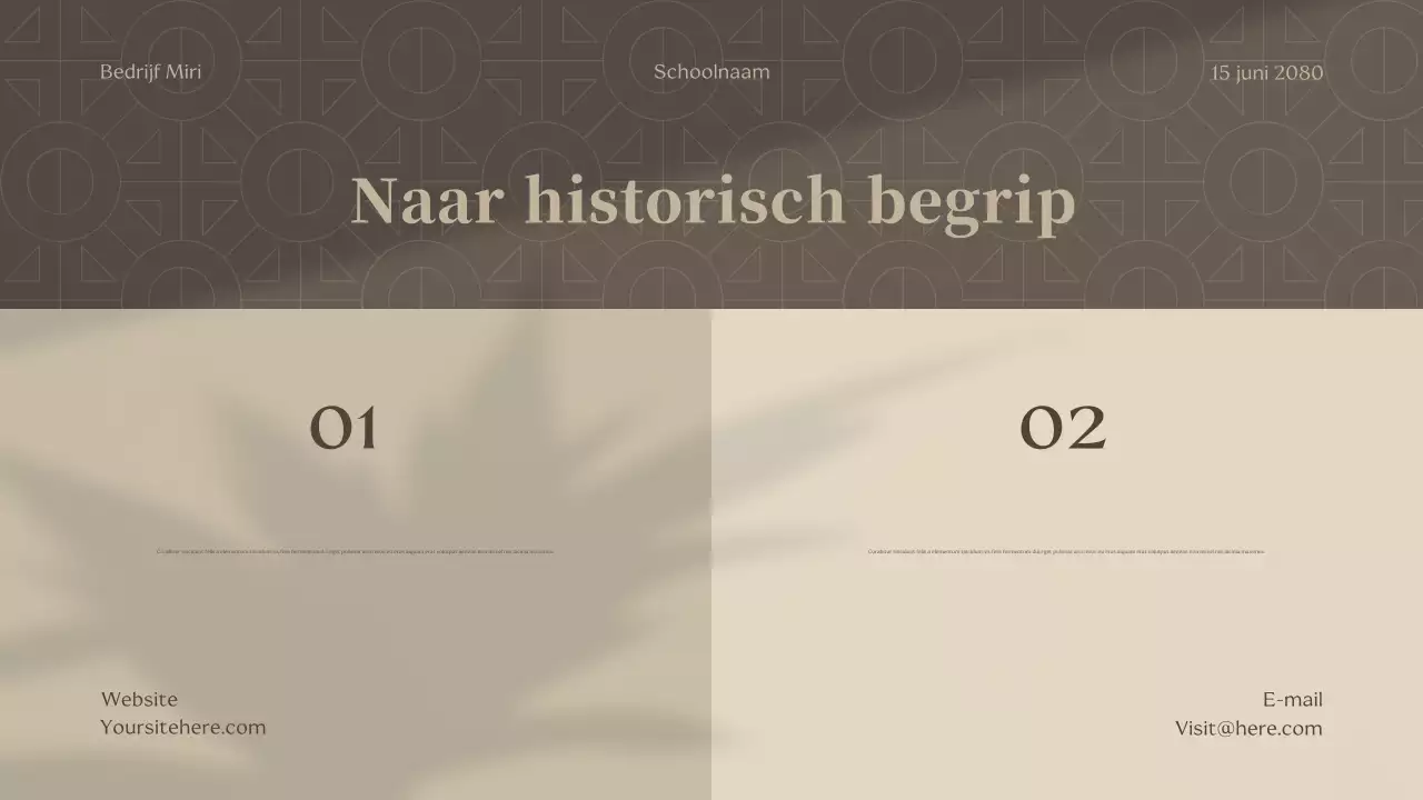 Beige Klassieke Fictie Lezing