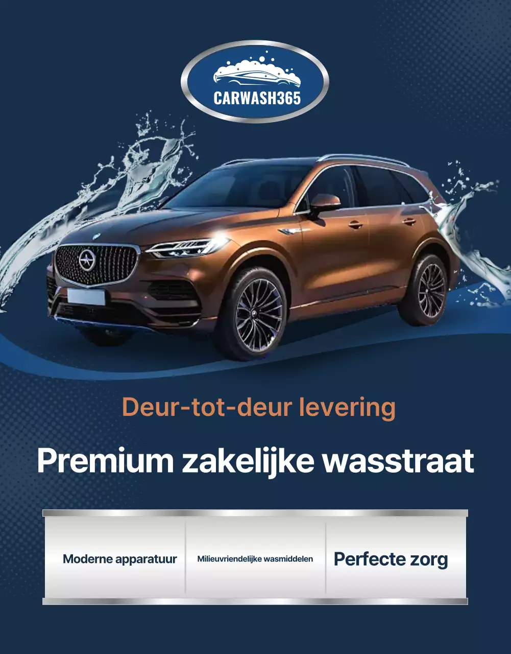 Advertentie voor Blue Modern Mobile Car Wash