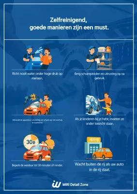 Veiligheidsrichtlijnen voor Blue Clean Car Wash