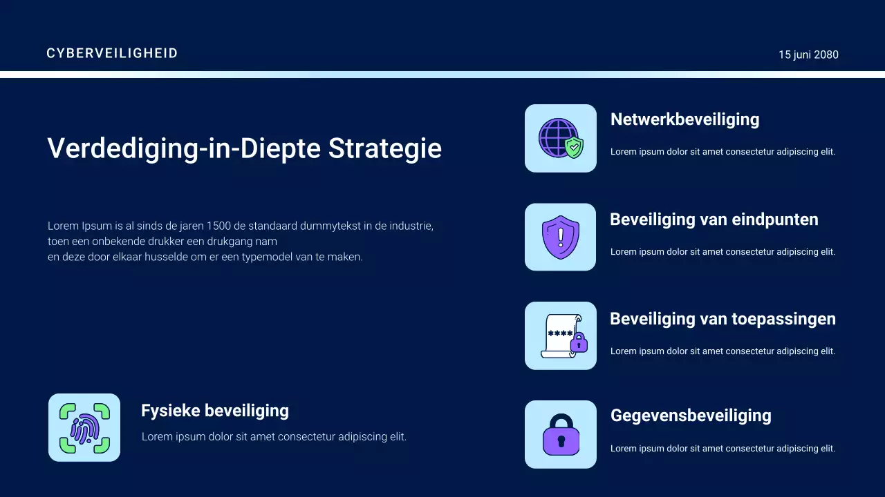 Presentatie van de Purple Futuristic Security Guide