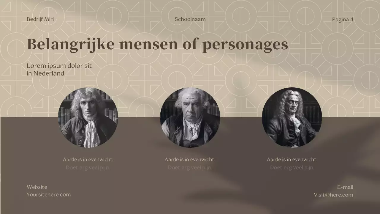 Beige Klassieke Fictie Lezing