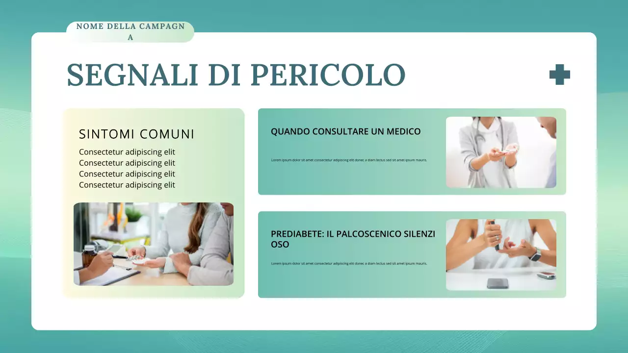 conferenza sulla salute moderna verde acqua