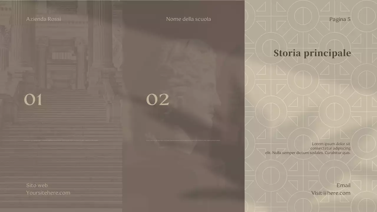 Conferenza di narrativa classica Beige