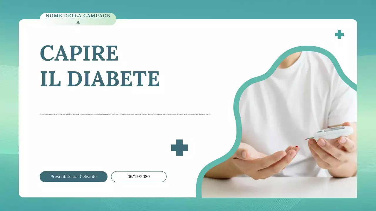 conferenza sulla salute moderna verde acqua