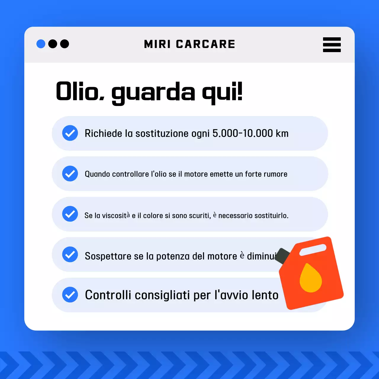 Promozione sulla sicurezza delle auto moderne blu