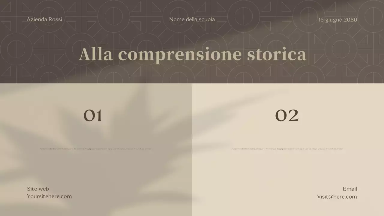 Conferenza di narrativa classica Beige