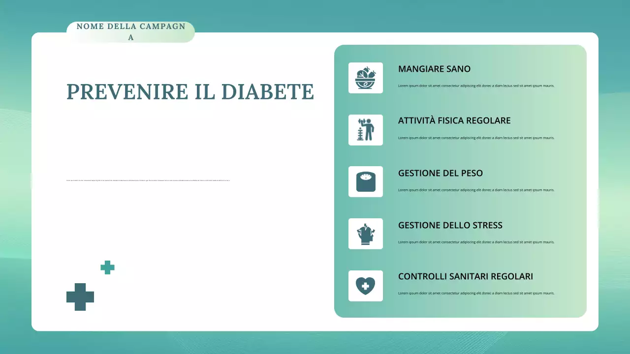 conferenza sulla salute moderna verde acqua