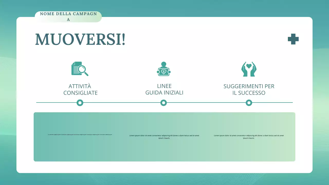 conferenza sulla salute moderna verde acqua