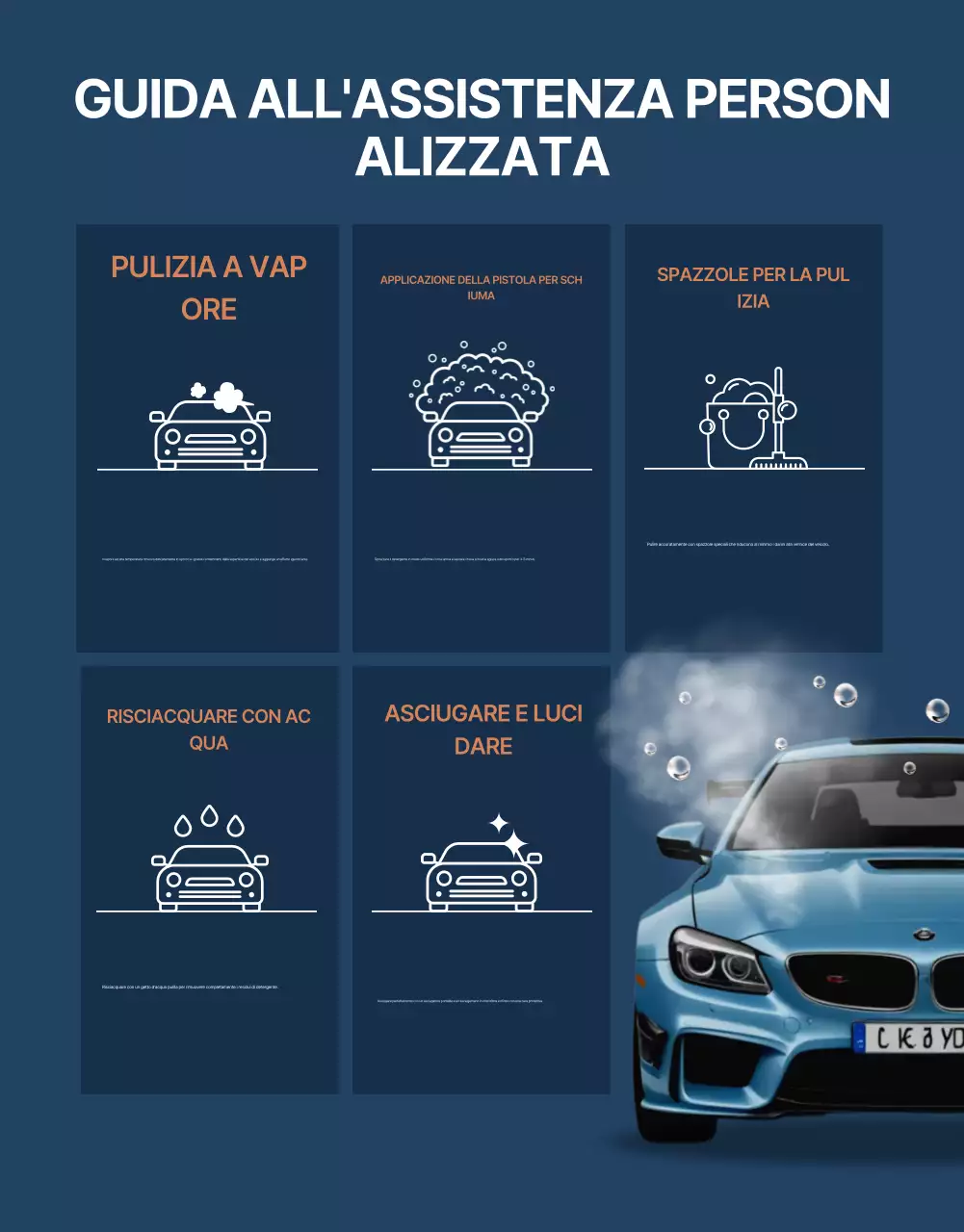 Pubblicità di Blue Modern Mobile Car Wash