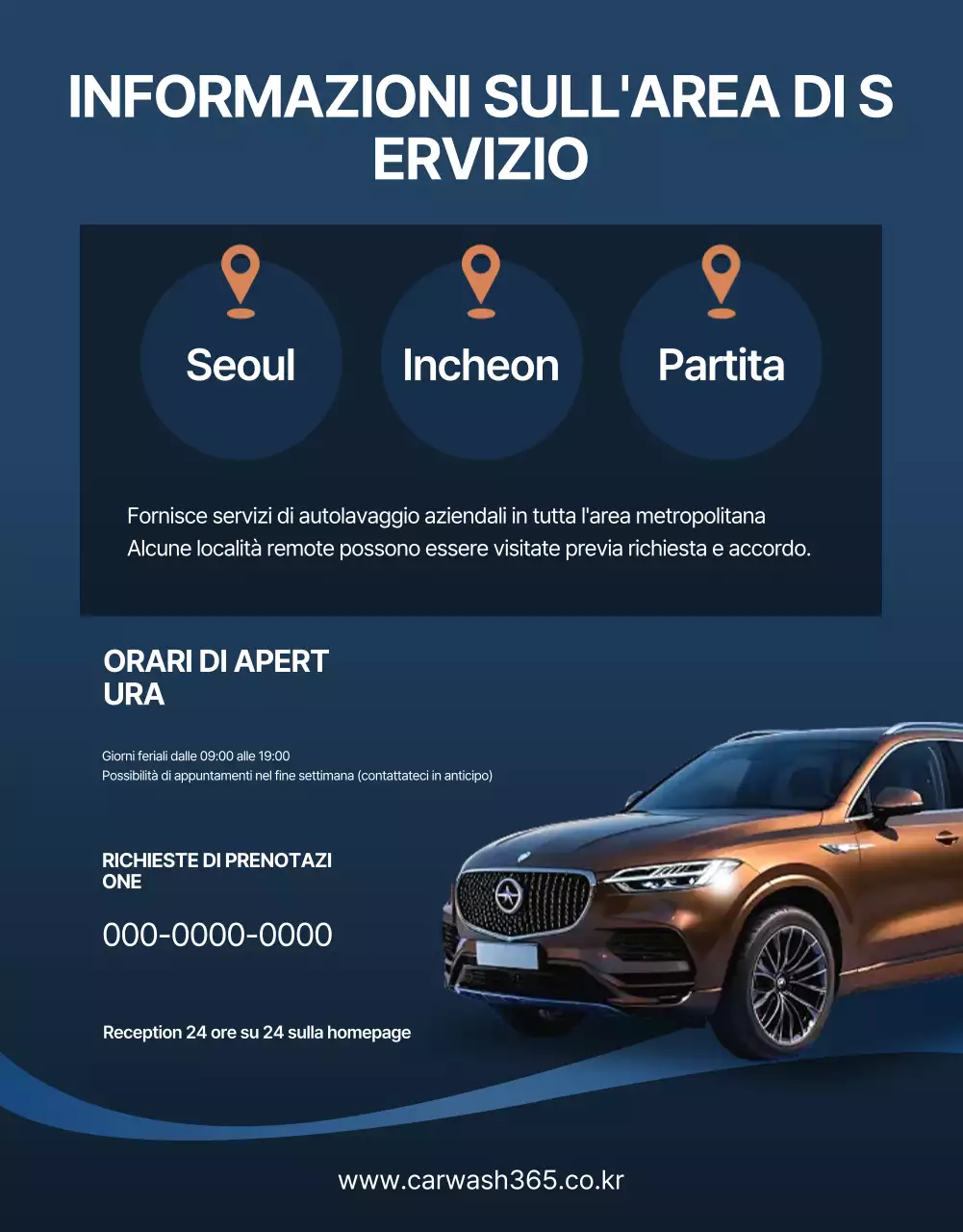 Pubblicità di Blue Modern Mobile Car Wash