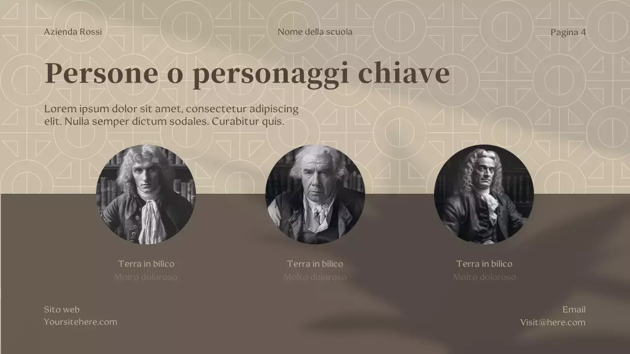 Conferenza di narrativa classica Beige