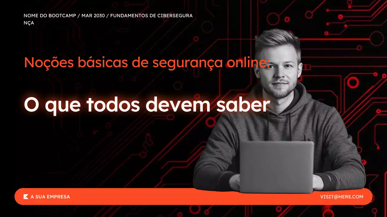 Apresentação do Bootcamp de Segurança Online para Cibersegurança