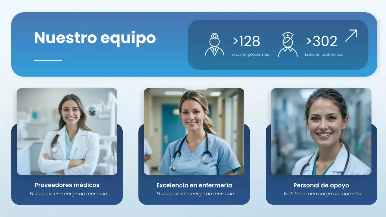 Presentación del perfil del Hospital Azul Moderno