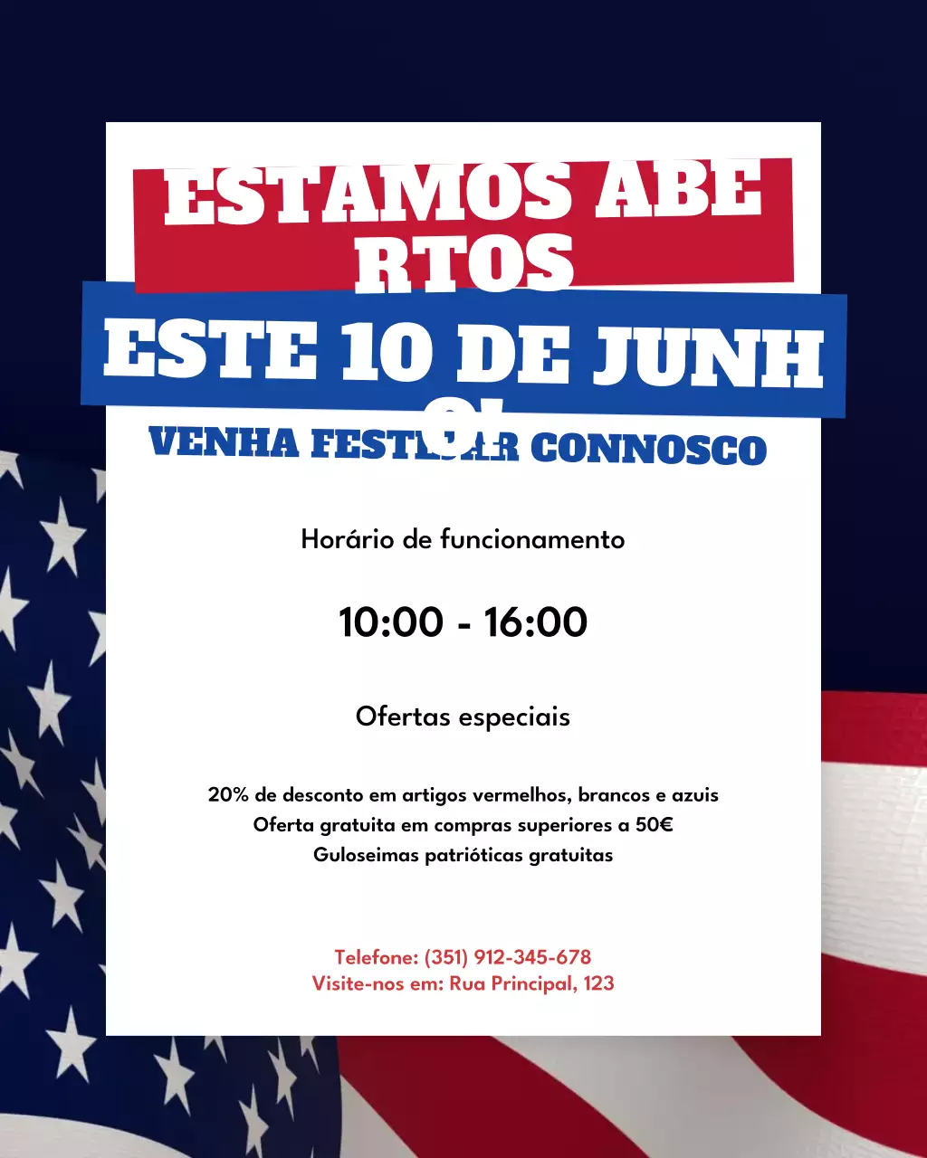 Postagem de promoção de feriado retrô vermelho no Instagram