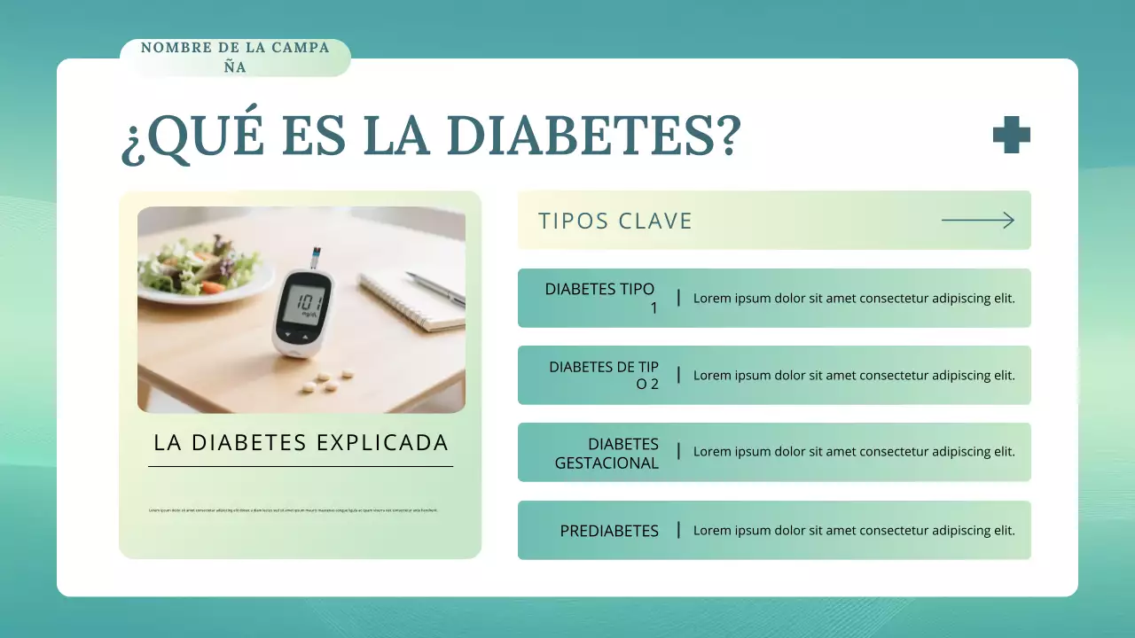Conferencia sobre salud moderna en verde azulado