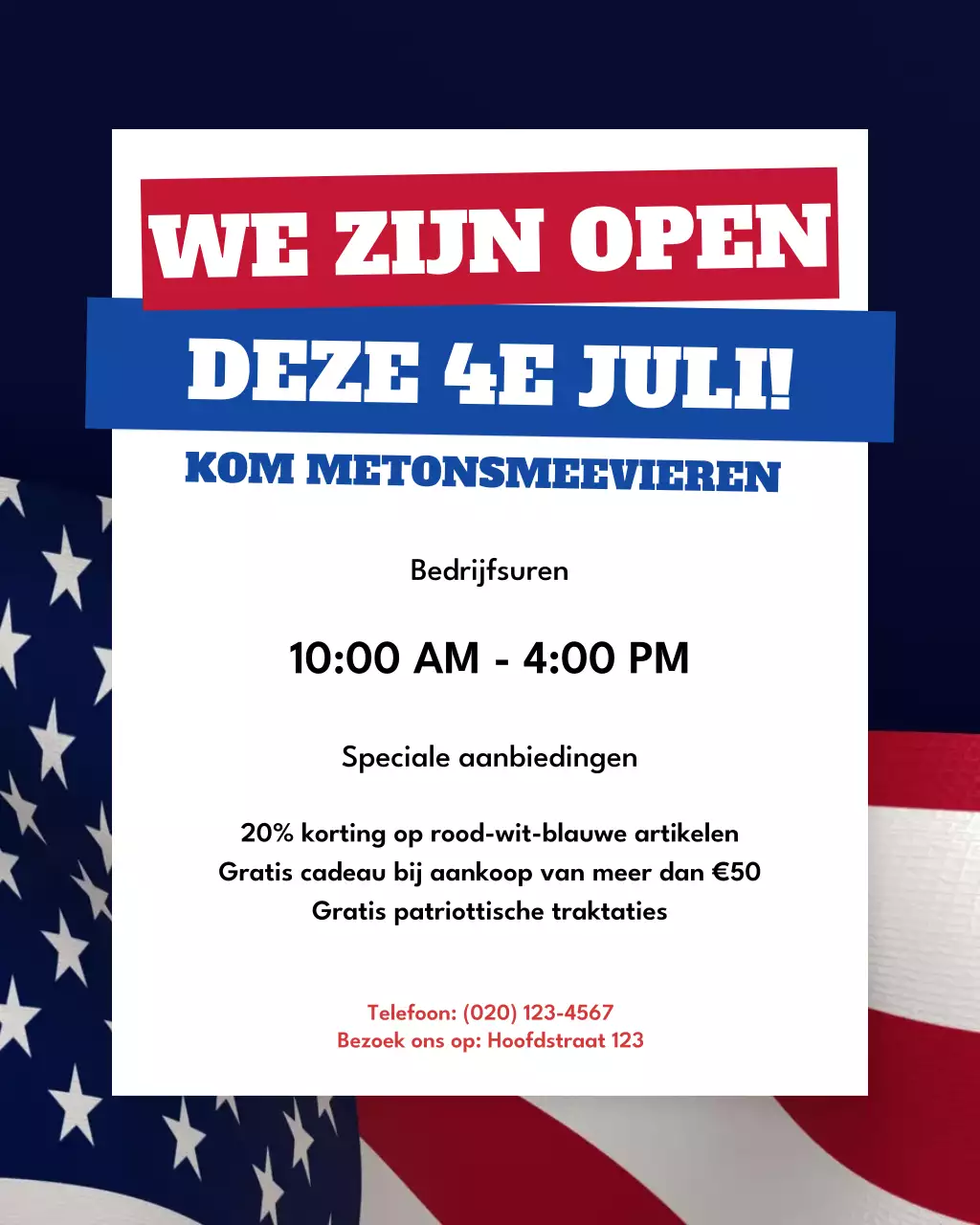 Rode Retro Vakantie Promotie Instagram Post