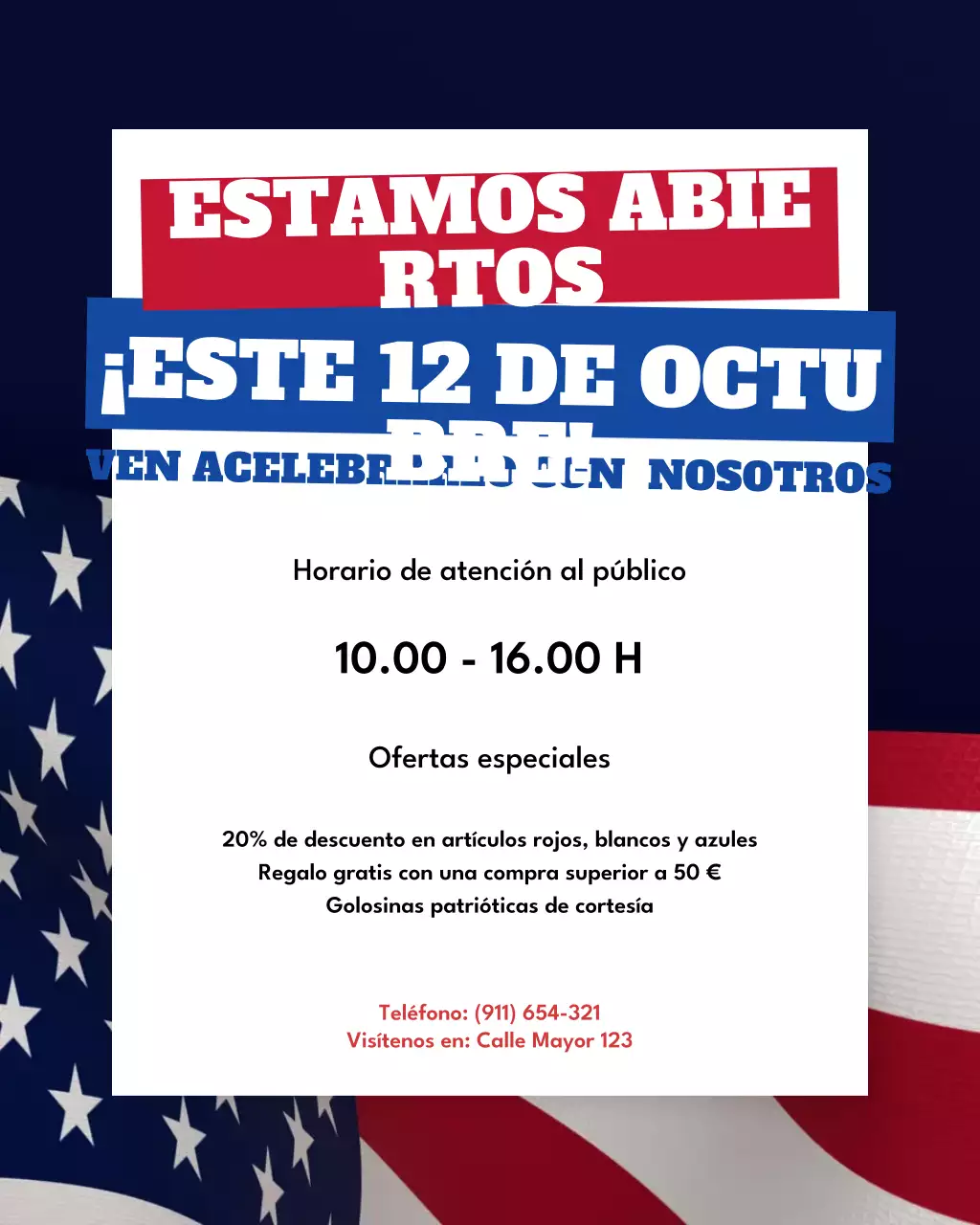 Publicación de Instagram con promoción navideña retro roja