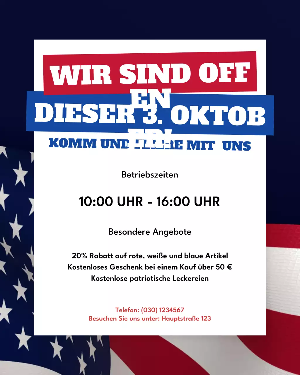 Instagram-Beitrag zur Red Retro Holiday Promotion