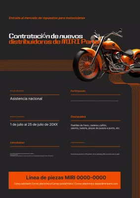 Reclutamiento de nuevos distribuidores de Orange Modern