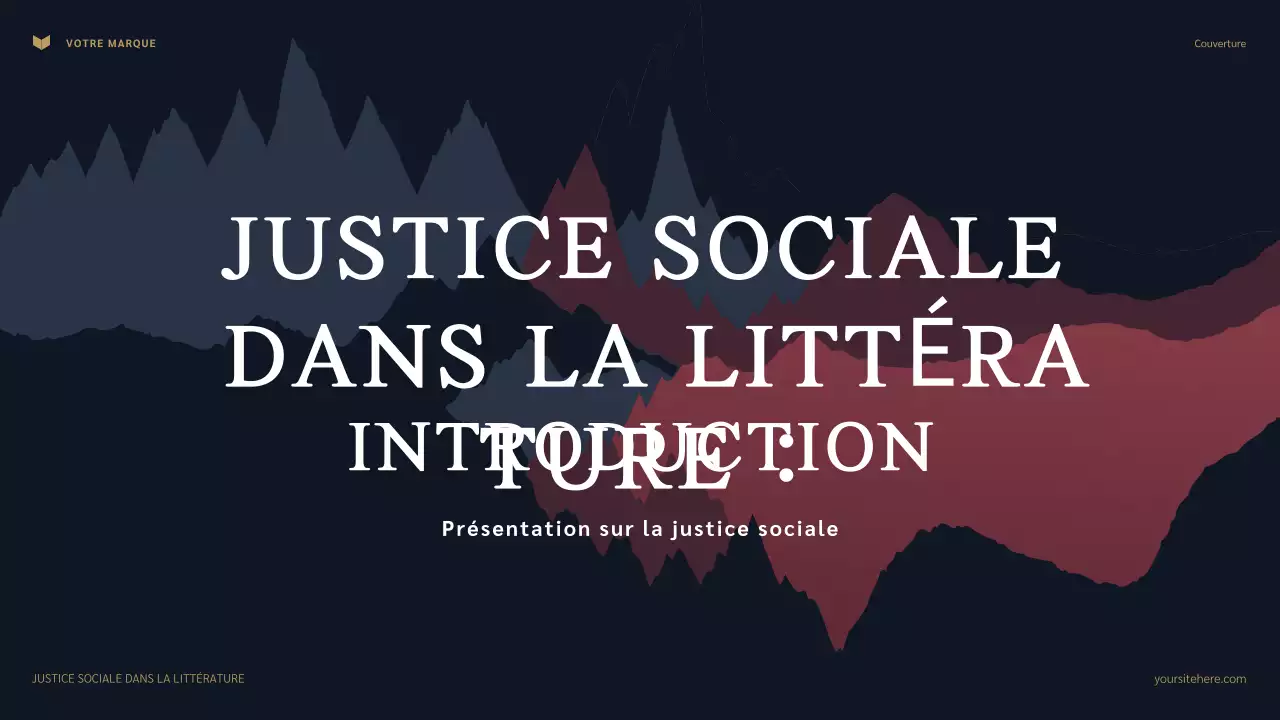 Présentation classique de la justice sociale dans la littérature de la Marine et du Marron