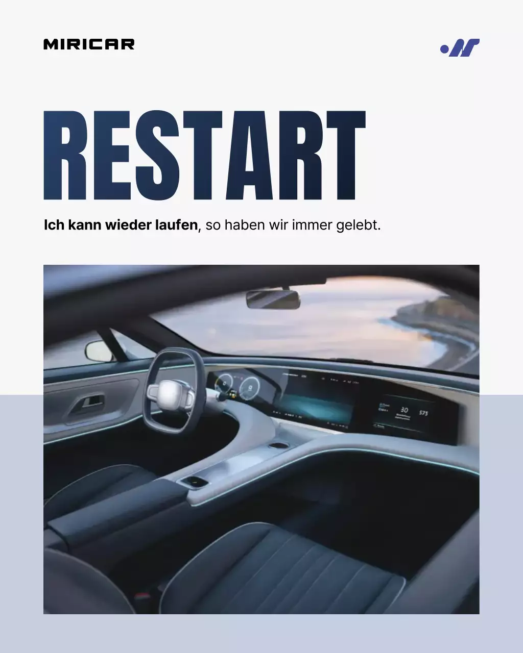 graue moderne Autowerbung