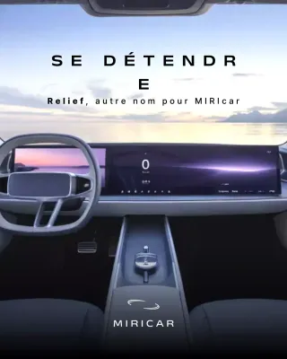 publicité pour une voiture noire moderne