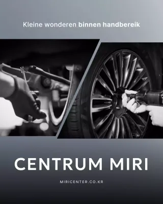 Grijze moderne autoreparatieadvertentie
