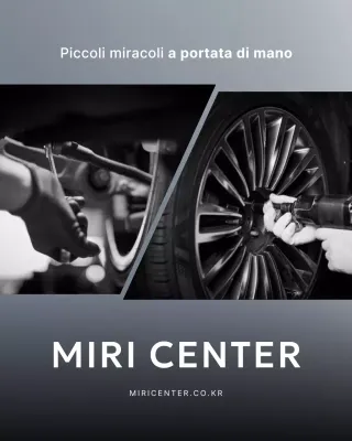 Annuncio pubblicitario di riparazione auto moderna grigia
