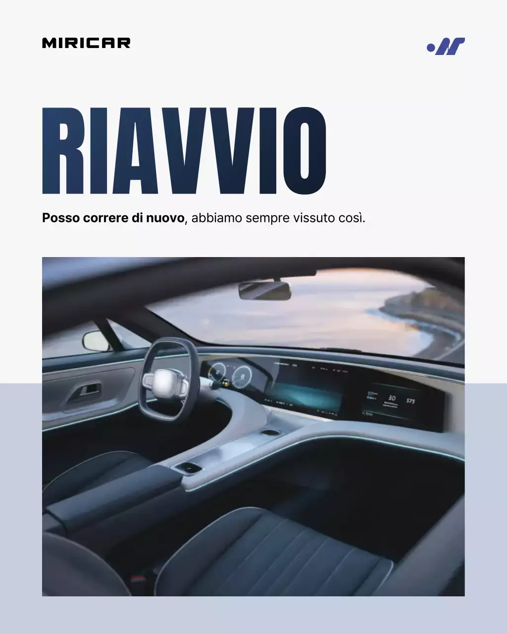 pubblicità di auto moderna grigia