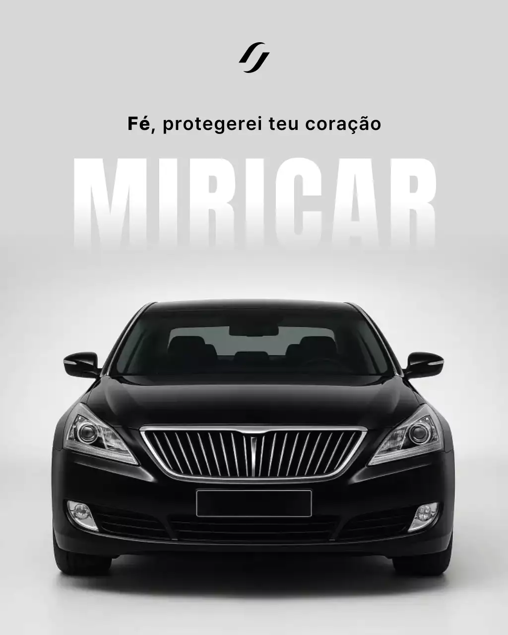 Promoção de propaganda de carro moderno preto