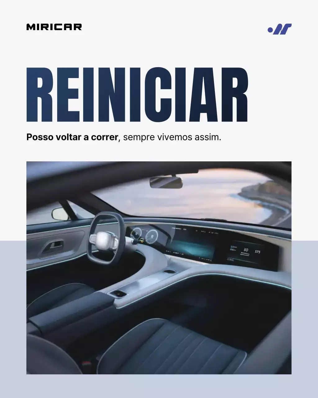 propaganda de carro moderno cinza