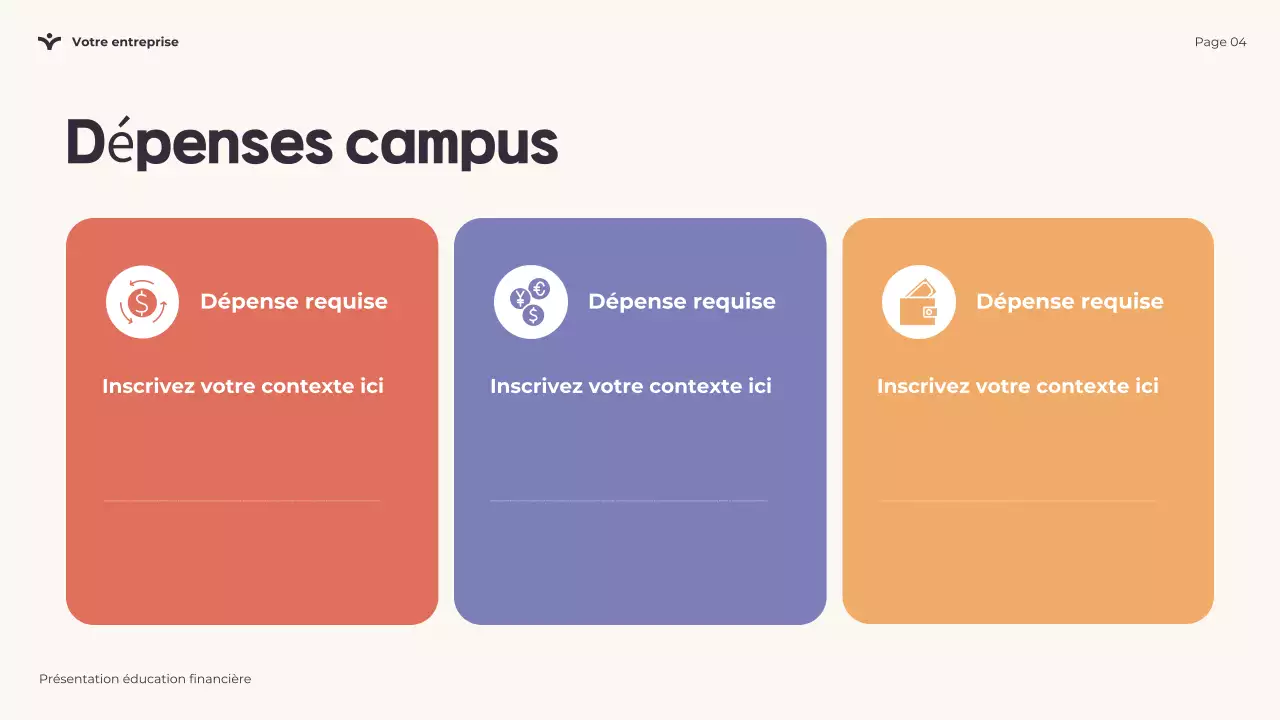 Présentation ludique sur l'éducation financière