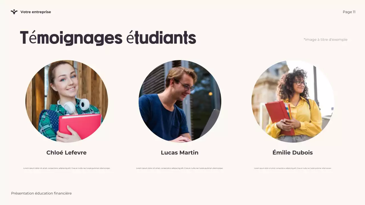 Présentation ludique sur l'éducation financière