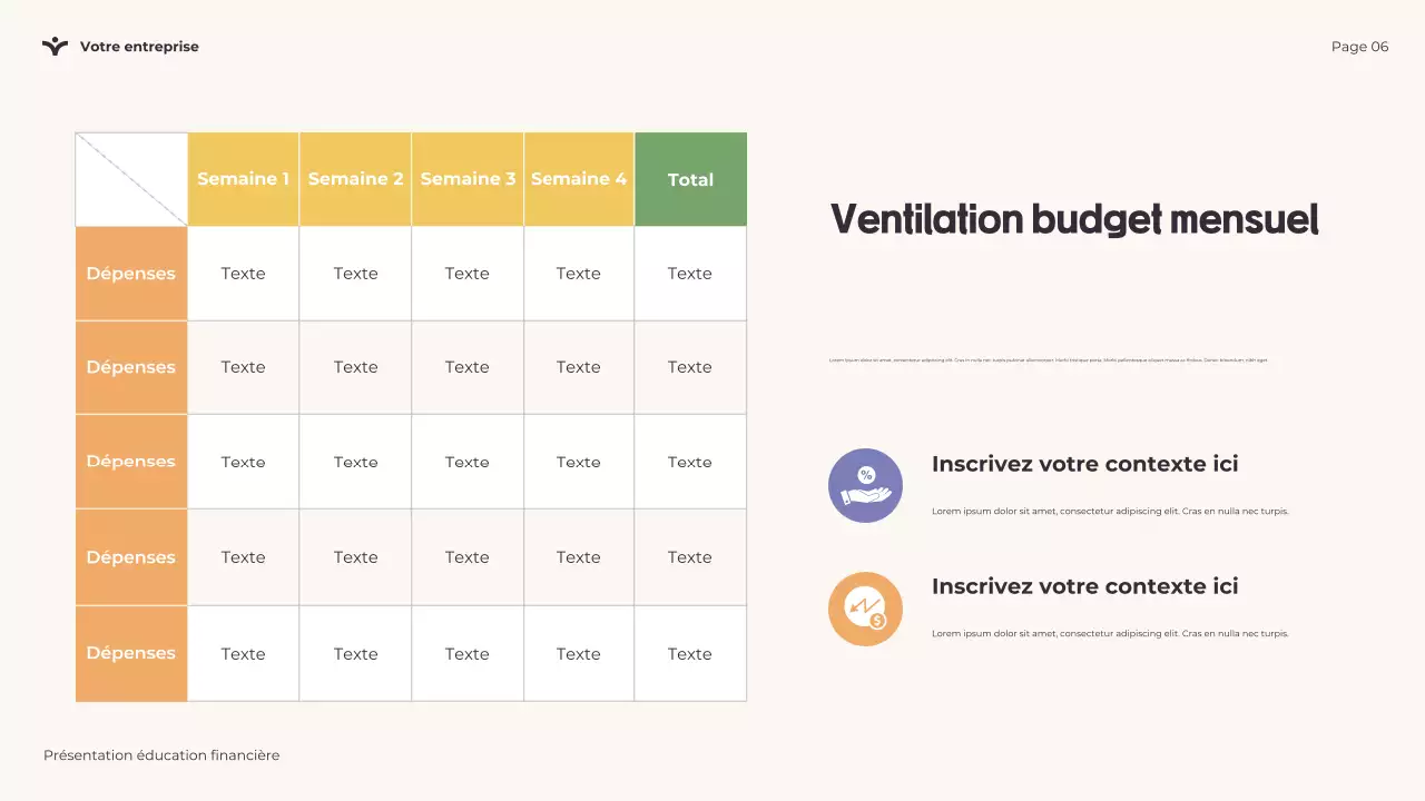 Présentation ludique sur l'éducation financière