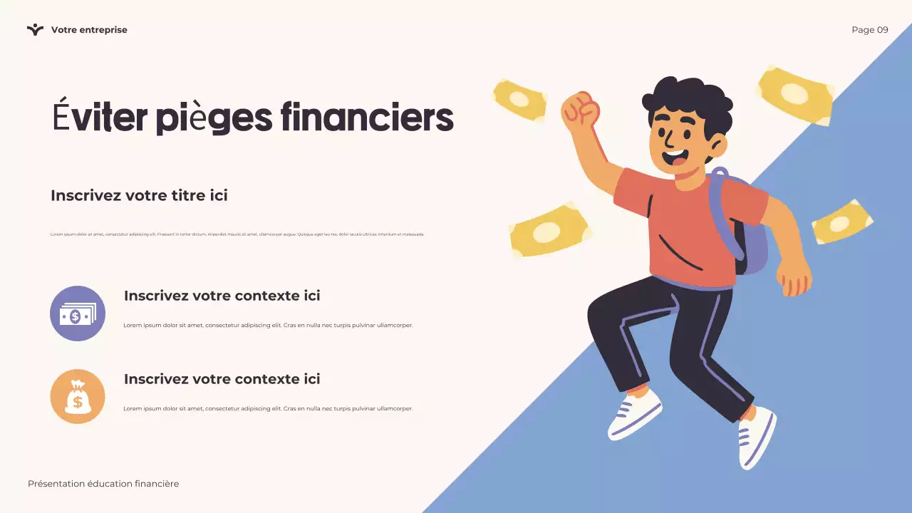 Présentation ludique sur l'éducation financière