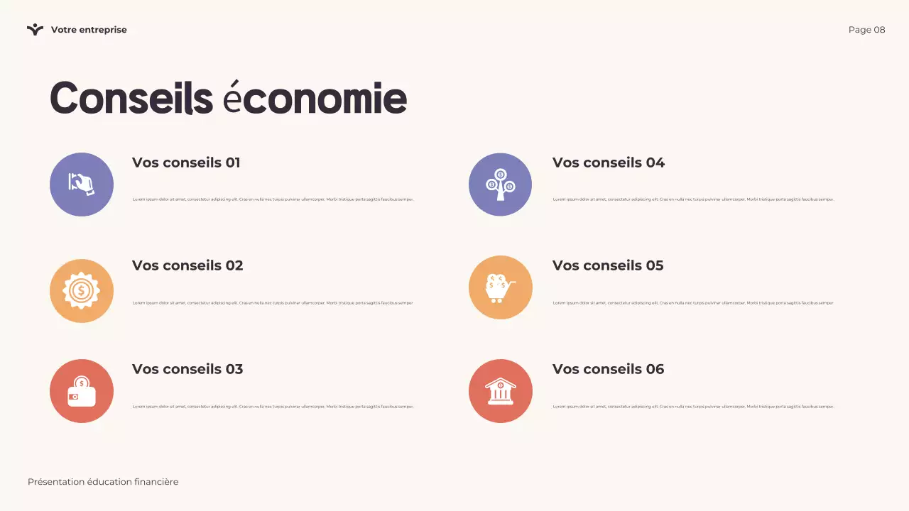 Présentation ludique sur l'éducation financière