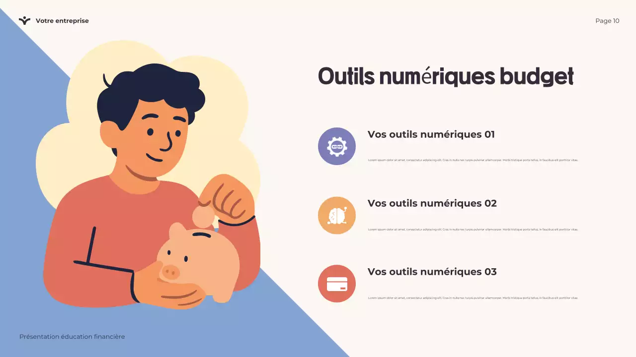 Présentation ludique sur l'éducation financière