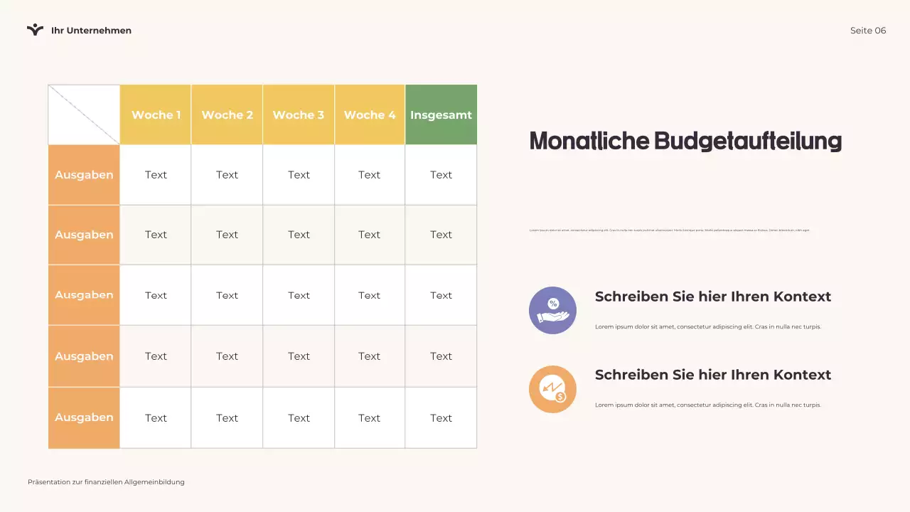 Spielerische Finanzkompetenz Präsentation