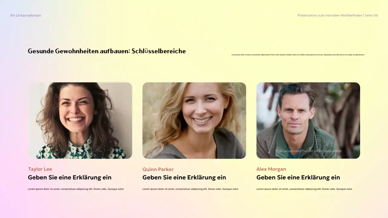 Beige Ästhetik: Mentales Wohlbefinden im College Präsentation