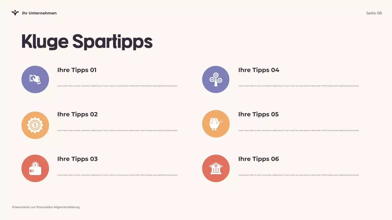 Spielerische Finanzkompetenz Präsentation