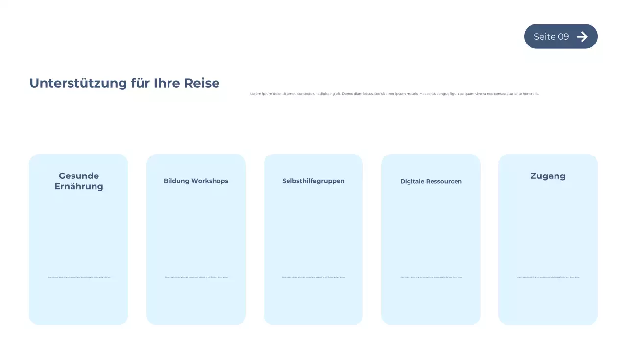 Blauer moderner Diabetes-Leitfaden
