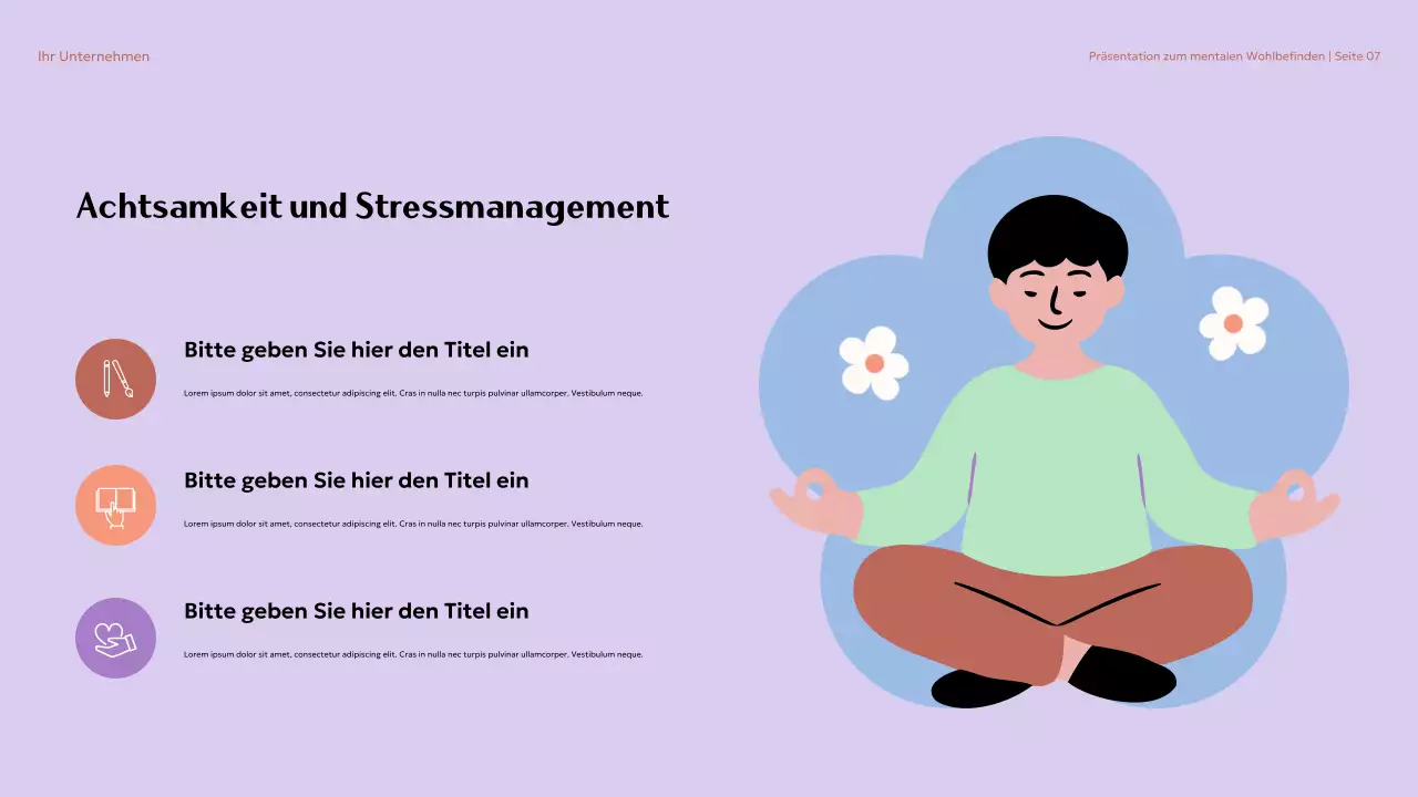 Beige Ästhetik: Mentales Wohlbefinden im College Präsentation