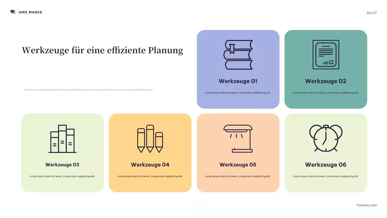Präsentation des Stundenplans des Navy Modern College